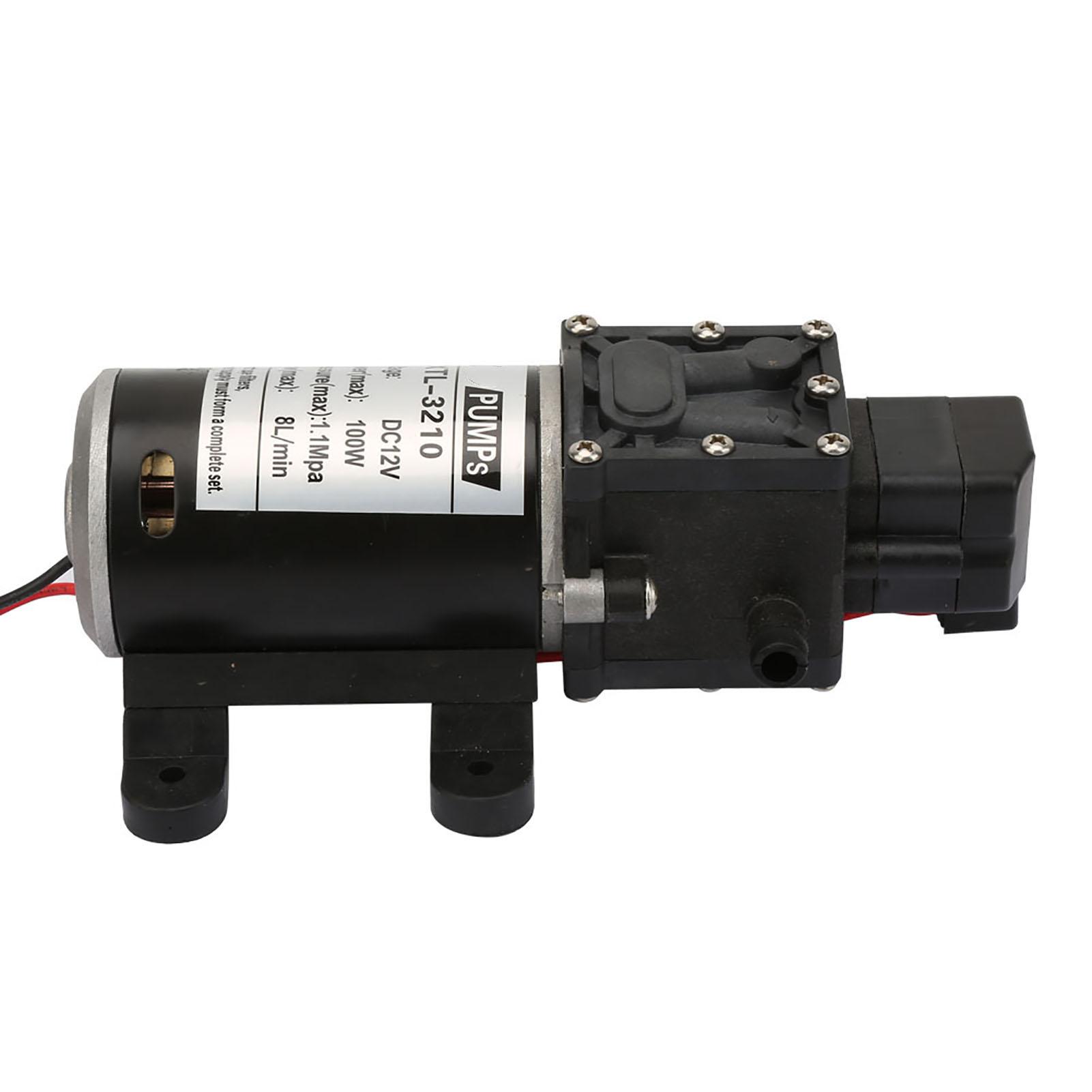 

Electric Diaphragm Self Priming High Pressure Water Pump With Pressure Switch 12V 100W