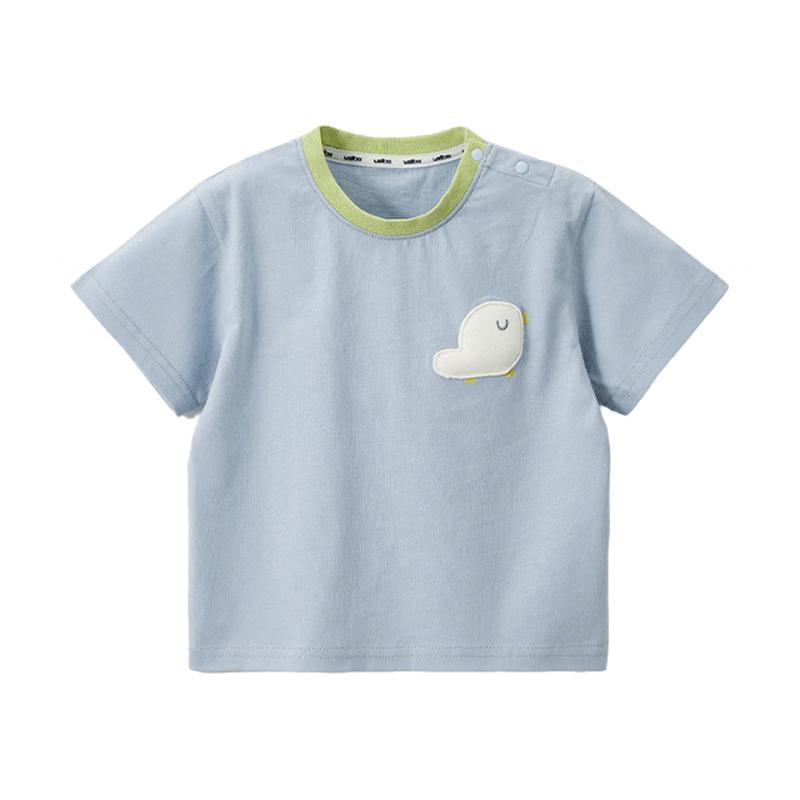 Weierbeilu Kids' 100% Cotton Short Sleeve Cartoon T-Shirt