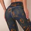 Pantaloni da yoga traspiranti ad asciugatura rapida con stampa digitale Fitness Leggings sportivi elastici stretti a vita alta da donna