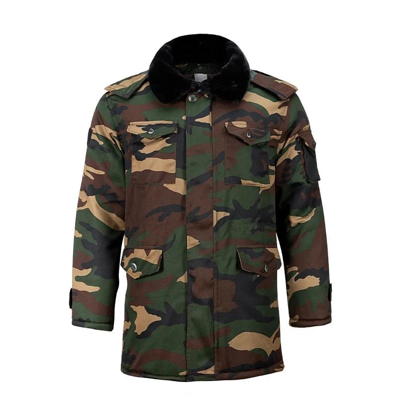 Men Winter Warm Thick Windproof Parkas Jackets Coat Men Casual Parkas Hooded Cotton Coat