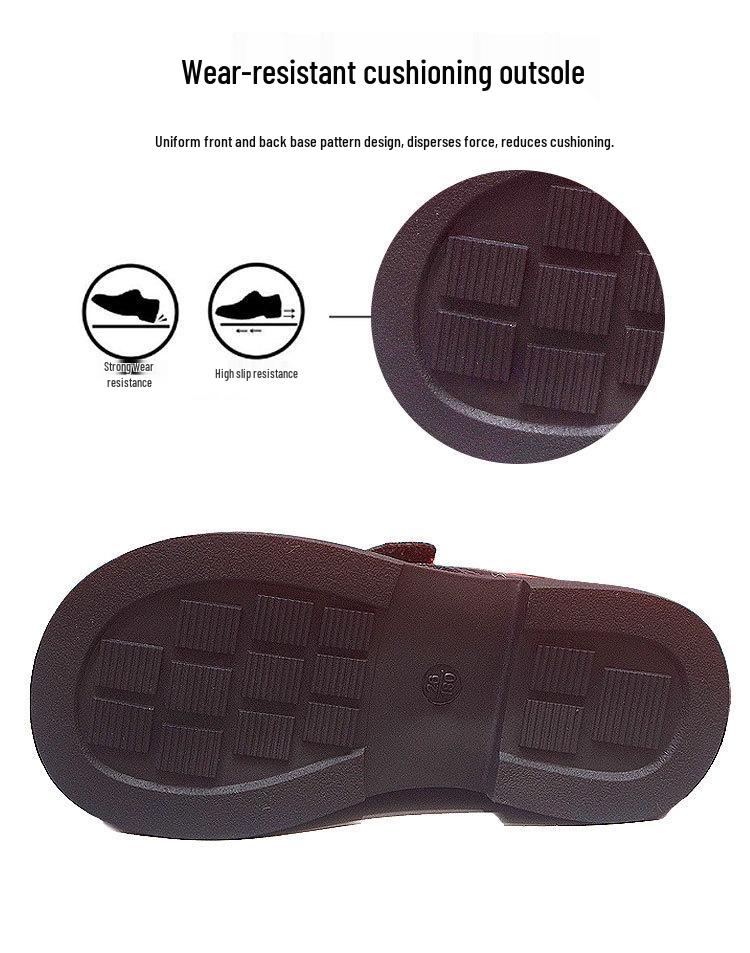 Schwarze Loafer für Mädchen mit weicher Sohle - Performance-Schuhe für Frühling & Herbst