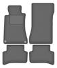 Velour Graphite Car Mats For: Mercedes C W203 Sedan, Station Wagon (2000-2008)