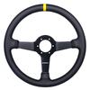350mm/14Inch Car Steering Wheel Suede/Real Leather Drift Racing Game Simulator Steering Wheel Universal