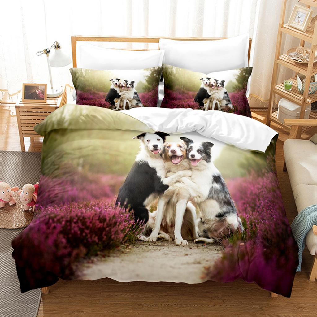 English Bulldog Duvet Cover Sad And Tired Bulldog European Pure Breed Animal Room Home Decorative 3 Piece Bedding For Kid Women