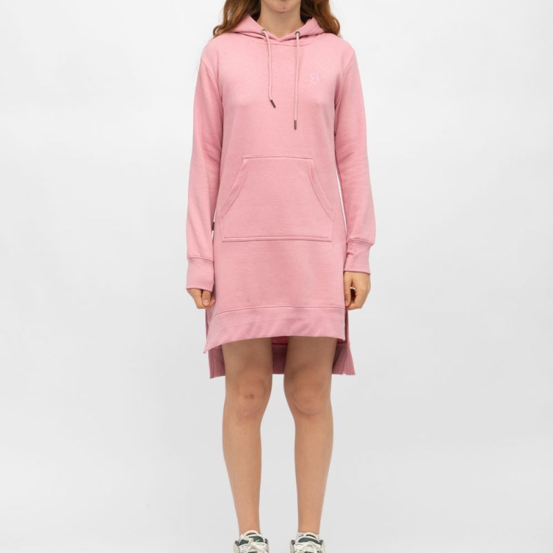 

Women s asymmetric cotton sweat dress short mary BILL TORNADE XXL розовый