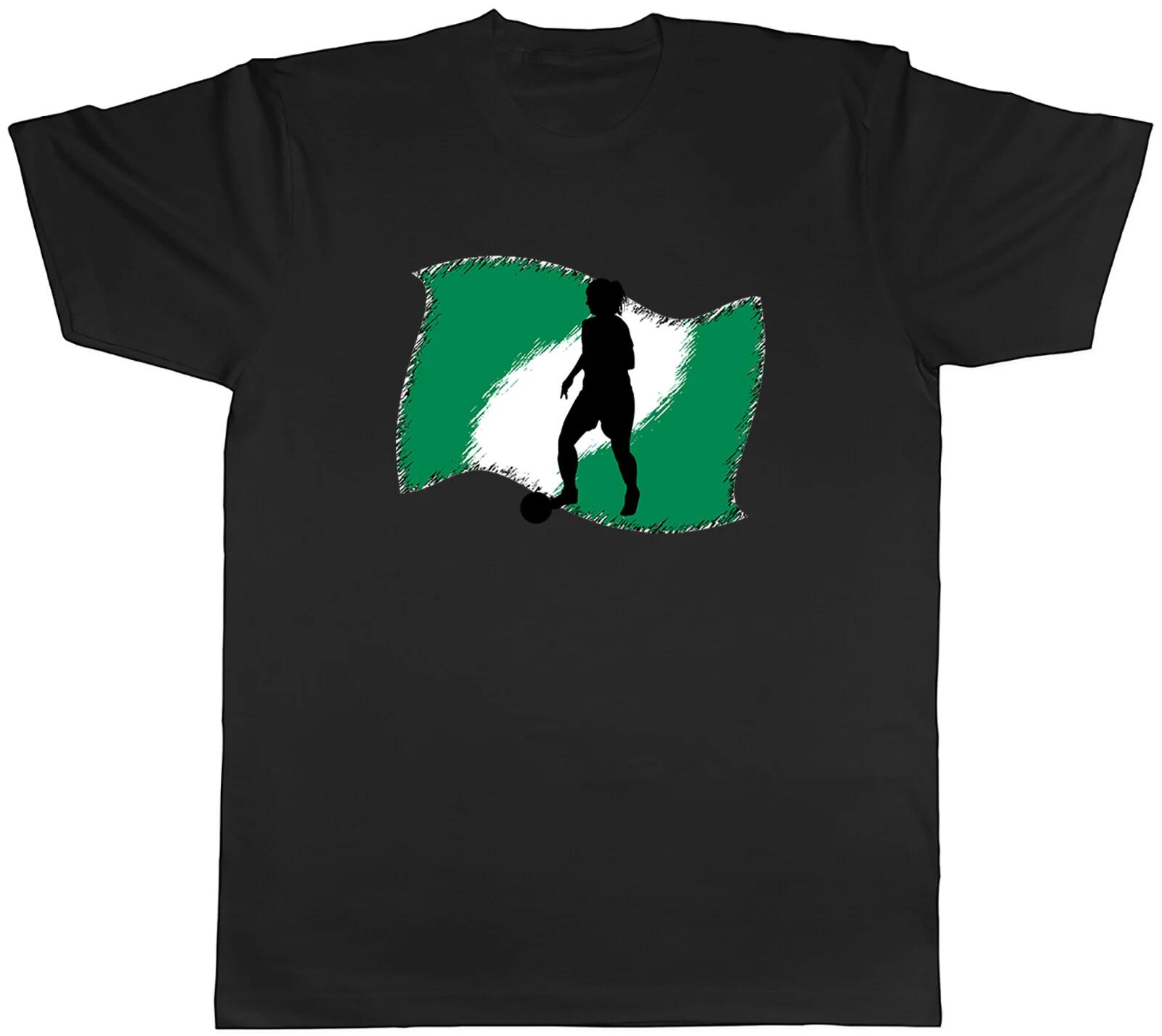 Nigeria Flag Womens Football Mens Unisex T-Shirt Tee XXXXL
