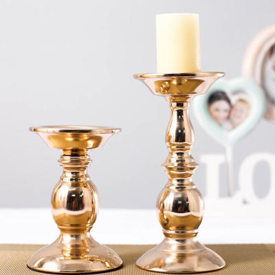 Suport de bază pentru lumânări din stâlp de fier Suport pentru sfeșnic pentru decorarea casei pentru petrecerea de nuntă