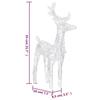VidaXL 2x Christmas Reindeer 80 LED Illuminated Reindeer Holiday Decoration Christmas Ornament Party Decoration Home Indoor 342680