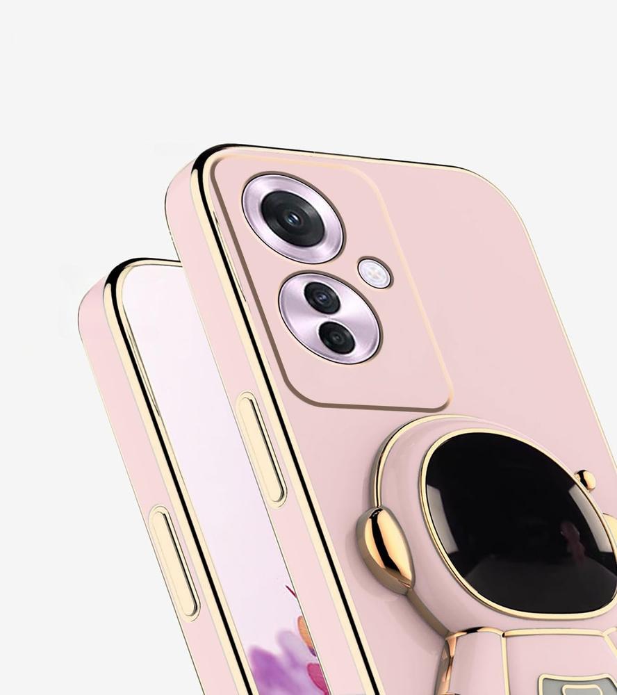 Case for Oppo Reno 11F 5G, Astronaut, Pink