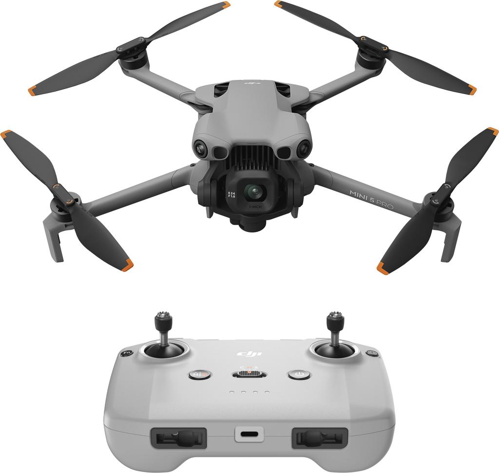Drohne - DJI - Mini 5 Pro - 4K-Kamera - 1"-CMOS-Sensor + Hinderniserkennung + Gimbal + ActiveTrack 360°