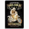 Born to Ride Motorcycle Tin Signs, Retro Metal Sign Plaque, Vintage Wall Decor, Garage, Bar, Man Cave, Decorative Plate