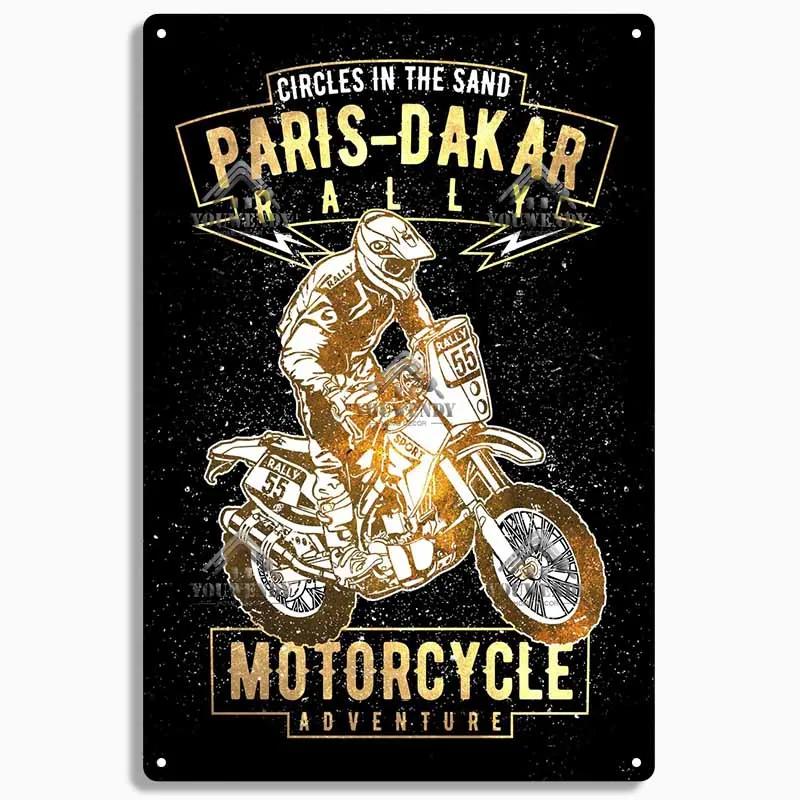 Born to Ride Motorcycle Tin Signs, Retro Metal Sign Plaque, Vintage Wall Decor, Garage, Bar, Man Cave, Decorative Plate