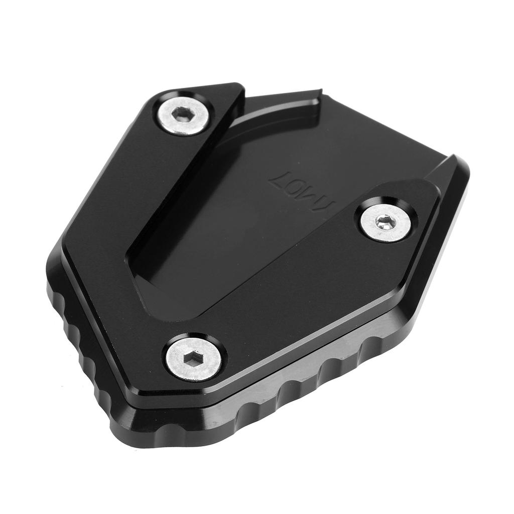 Kickstand Extension Pad Anti Slip Side Stand Support Fit for Yamaha MT 07 FZ 07 TRACER 700 2014 2019(Black )