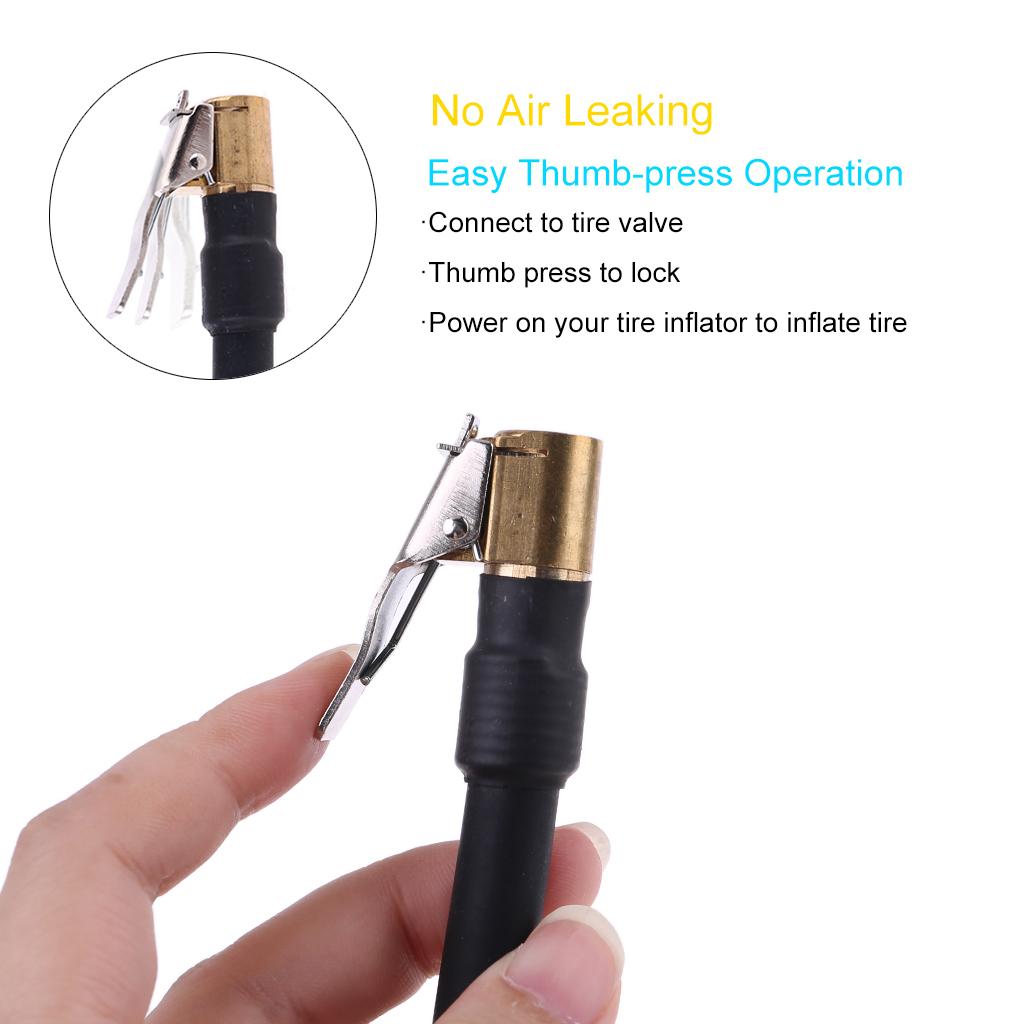 Motorbike Car Tire Inflator Rubber Air Hose Tire Inflator Rubber Air Hose Clip