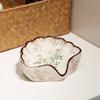 Easy Clean Vintage Ceramic Soap Box Waterproof Exquisite Soap Drainage Rack Non-Slip Decorative Soap Dish Hotel