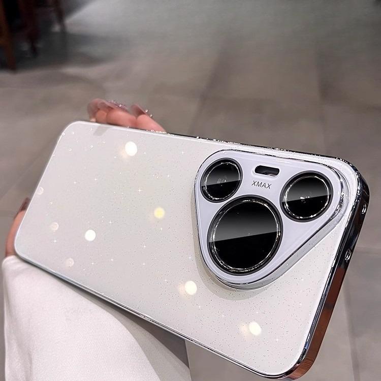 Star Glitter Glass Applicable To Huawei Pura70pro Mobile Phone Case New P80 with Lens Film Mate60 Men and Women