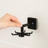 360 Degrees Rotating Hook Punch-Free Kitchenware Storage Rack Clothes Ties Hanging Organizer Holder Bathroom Kitchen Utensils