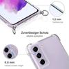 Coque - Samsung - S21 FE - Transparente - Silicone TPU - Cordon Rouge