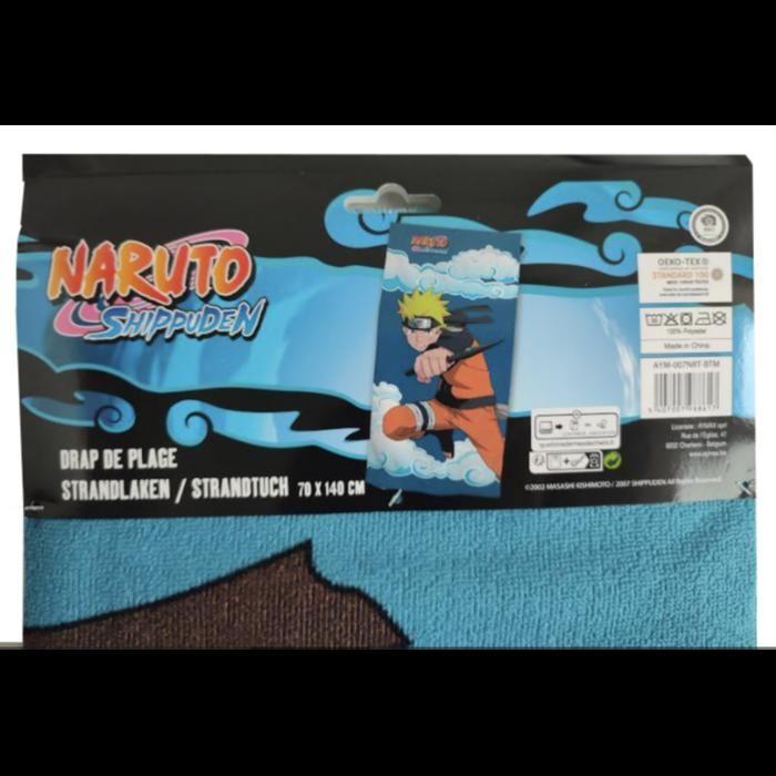 Drap de plage Naruto 70 x140 cm - Couleur:Bleu Taille:Taille Unique - Bleu