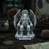 Cthulhu Throne Statue 3D Printed Statue, Gothic Resin Figurine for Shelf & Desk Mysterious Retro Ornaments Decor, Tentacle Monsters Dark Fantasy