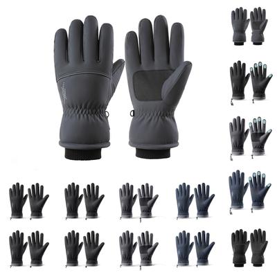 Gants d'hiver chauds, coupe-vent, épais pour le cyclisme en extérieur