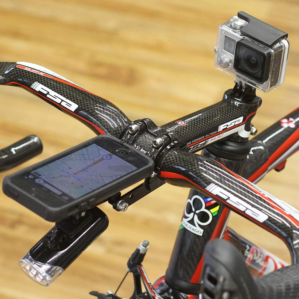 Topplocksfäste Typ 2 för GoPro HERO-serien OD2 Storlek Kompatibla [REC MOUNT] Kameror, 31,8 mm (1-1/4) [014GP-318]