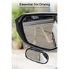 360° Adjustable Wide Angle Side Blind Spot Rear Mirror Parking Auxiliary For Car