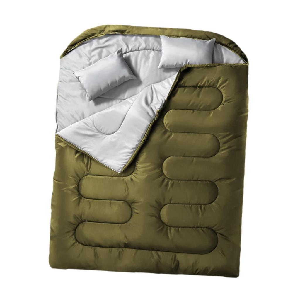 Adult Double Sleeping Bag for Camping And Backpacking, Waterproof Design Two