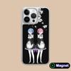 ReZero Rem Ram Silver Plating Magsafe Mobile Phone Case for iPhone 17 16 15 14 13 12 11 Air Pro Max Plus Colorful Cover