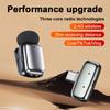 Mini Wireless Lapel Microphone 2.4G Lavalier Microphone for iPhone iPad Android Type-C Video Recording Live Broadcast
