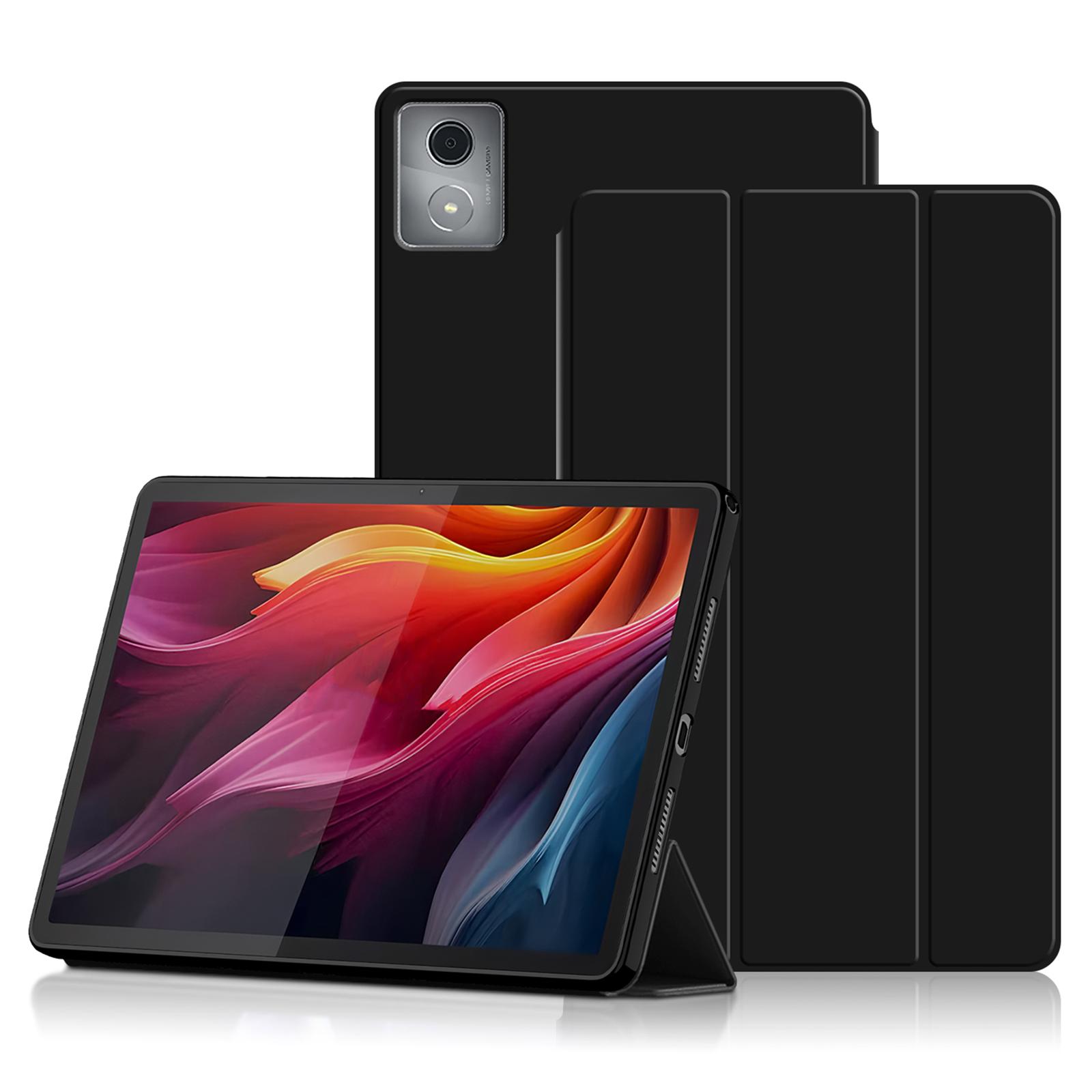 

For Lenovo Tab K11 Plus Case PU Leather TPU Back Trifold Stand Tablet Cover As Shown A