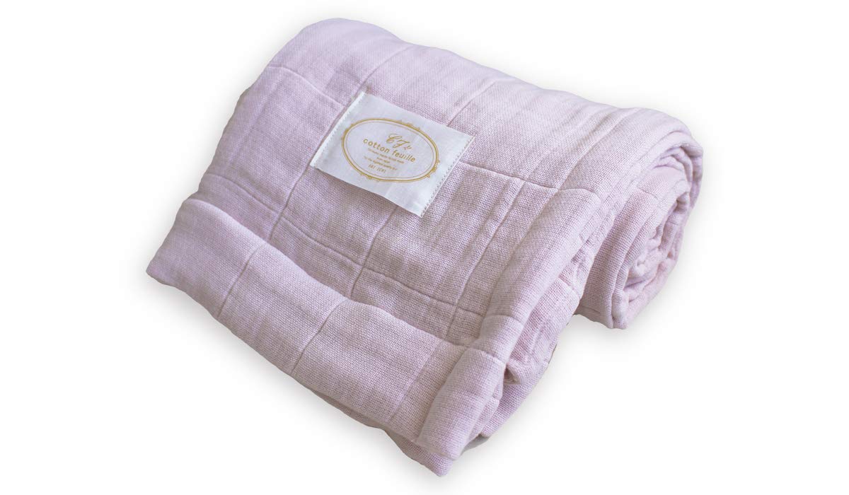 

Хлопковая марля Feuille Мягкая и объемная марля для Сделано в Японии с качеством, которого вы ожидаете от мастера-ткача [9-слойное одеяло] комфорт круглый год.