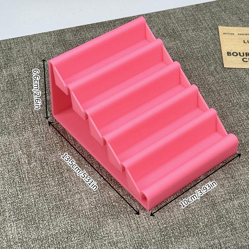 Colorful Nail Art Display Holder Storage Box for Transfer Paper Organizer for Nail Foil Stickers Suitable for Home and Salon Use