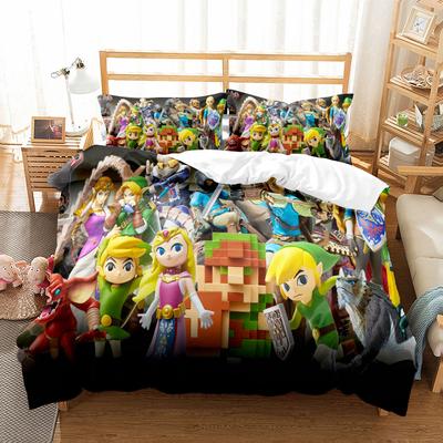 Children Link Game Hero  Duvet Cover Set King Queen Double Full Twin Single Size Bed Linen Set