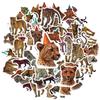 35pcs-70pcs Realistic Wildlife Stickers Party Big Cats Animal Stickers  Stickers For Guitar Laptop Helmet Skateboard