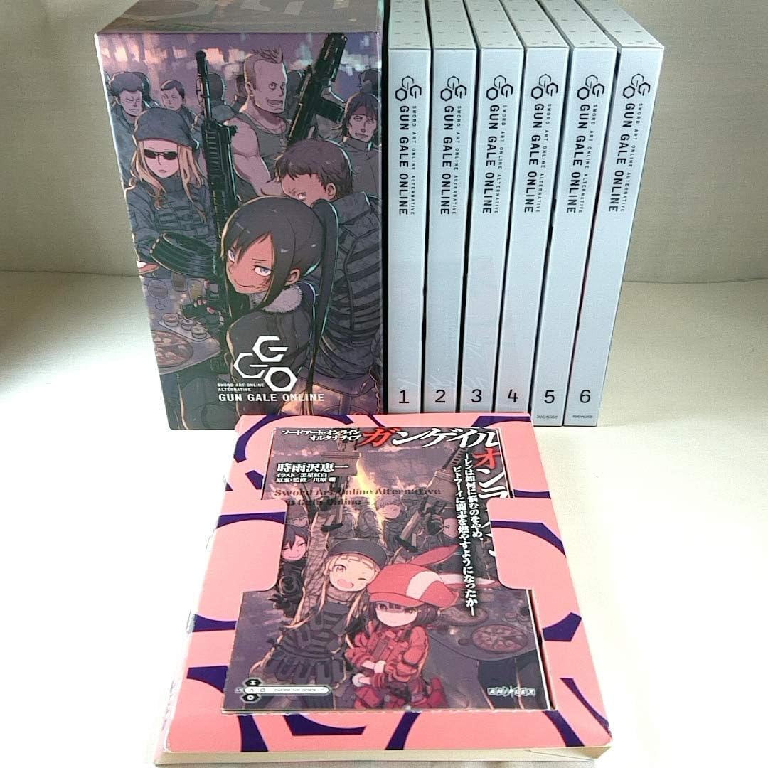 

Sword Art Online Alternative: Gun Gale Online Blu-ray Limited Edition Complete 6-Volume Set with Complete Volume Storage Box and Novel