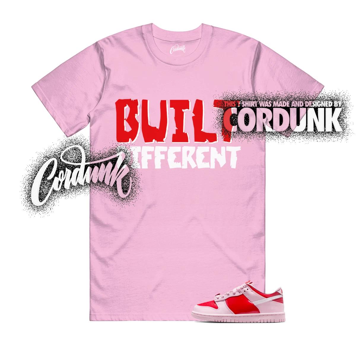 

Dunk Low Valentines Day 2026 GS Pink Foam Light Crimson T Shirt Match BUILT 2XL