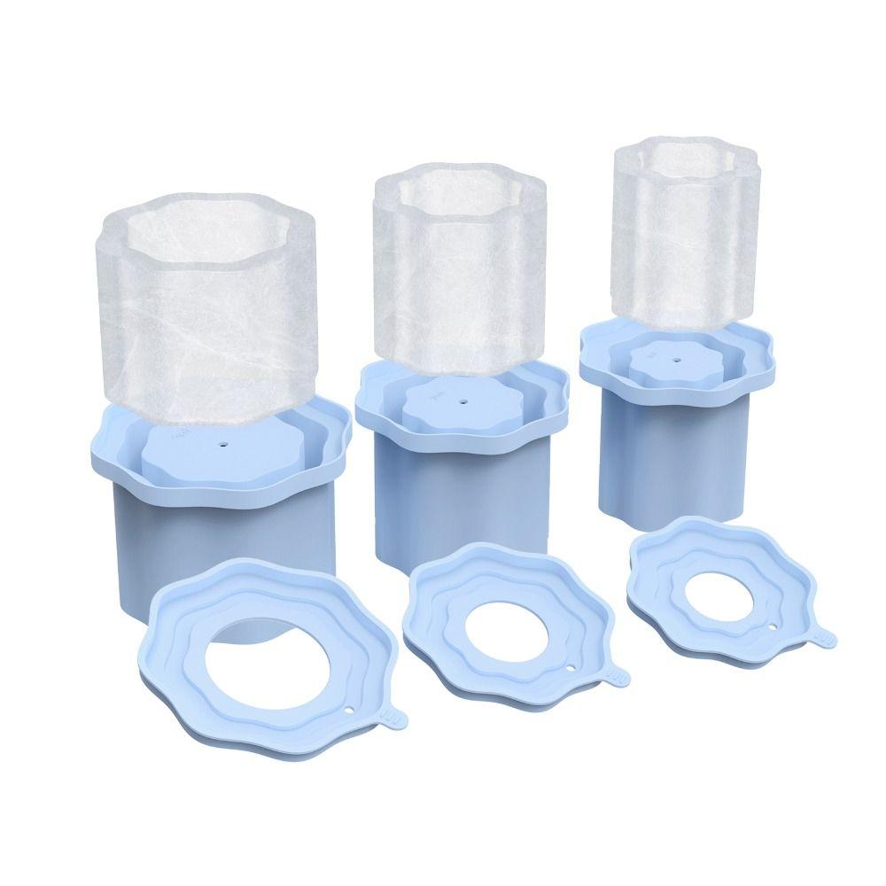 Silicone Silicone Ice Molds with Lid Ice Cube Maker Mold for Stanley Cup 20-40oz