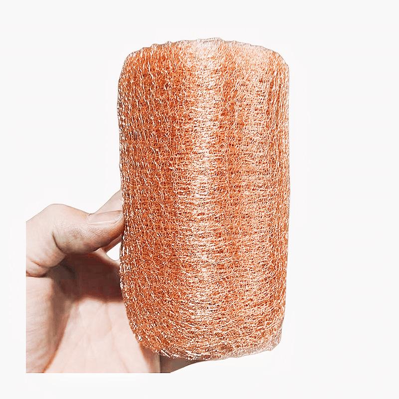 Purple Copper Knitted Mesh Air-Liquid Filter and Insect-Proof Net