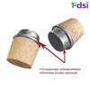 Hot Water Bottle Hot Water Bottle Cork Soft Wooden Cork Lid Wooden Cork Tea Bottle Cork