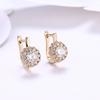 New Arrival Gold Color Earrings For Women Wedding Party Ear Ring Jewelry  Romantic