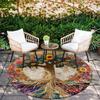 Tree of Life pattern round rug,Carpet Rug for Living Room Bedroom Sofa Playroom Decor,Non-slip Floor Mat,Holiday Gifts and Birthday Gifts.