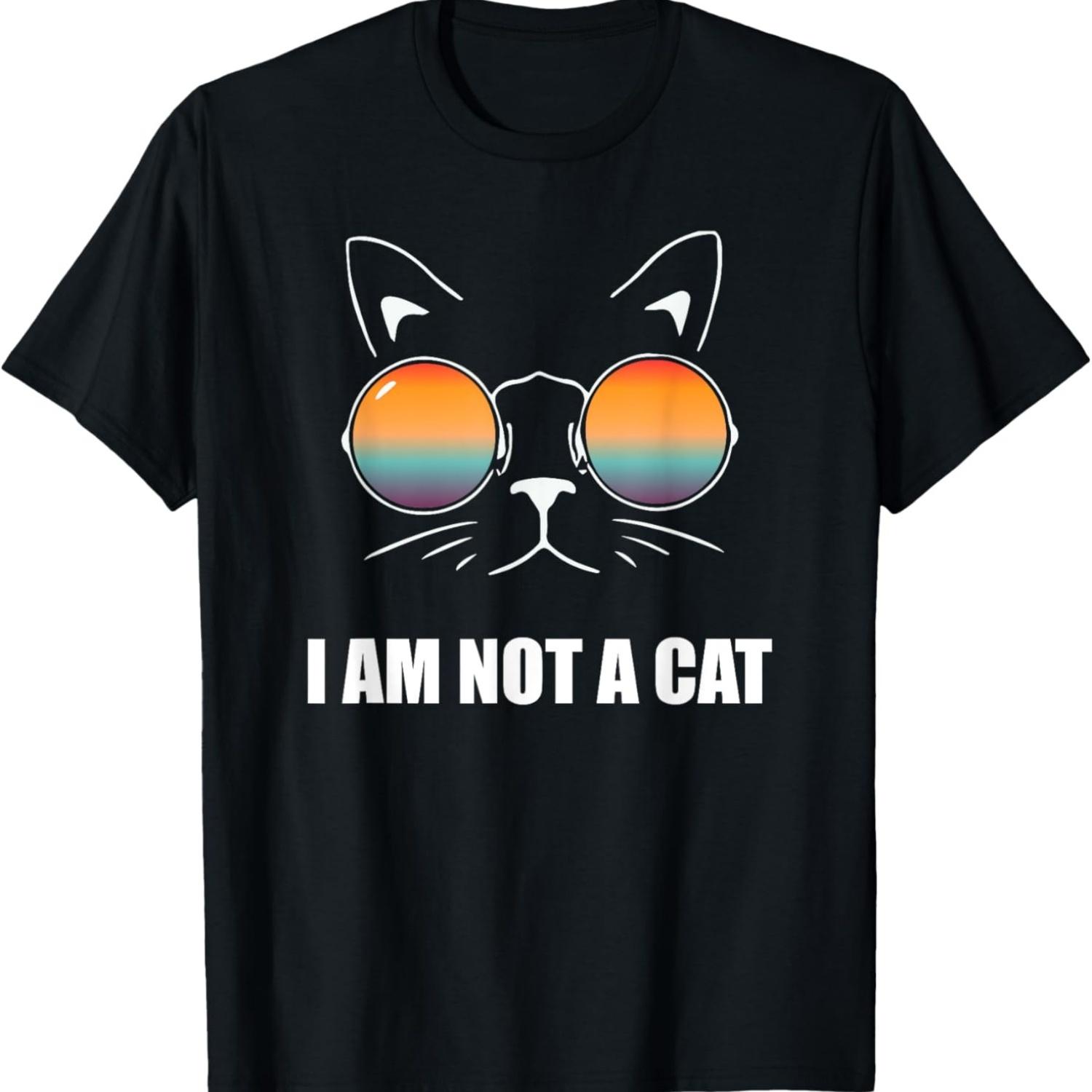 Judge, I AM NOT A CAT Meme T-Shirt for Men Women Girls Kids S