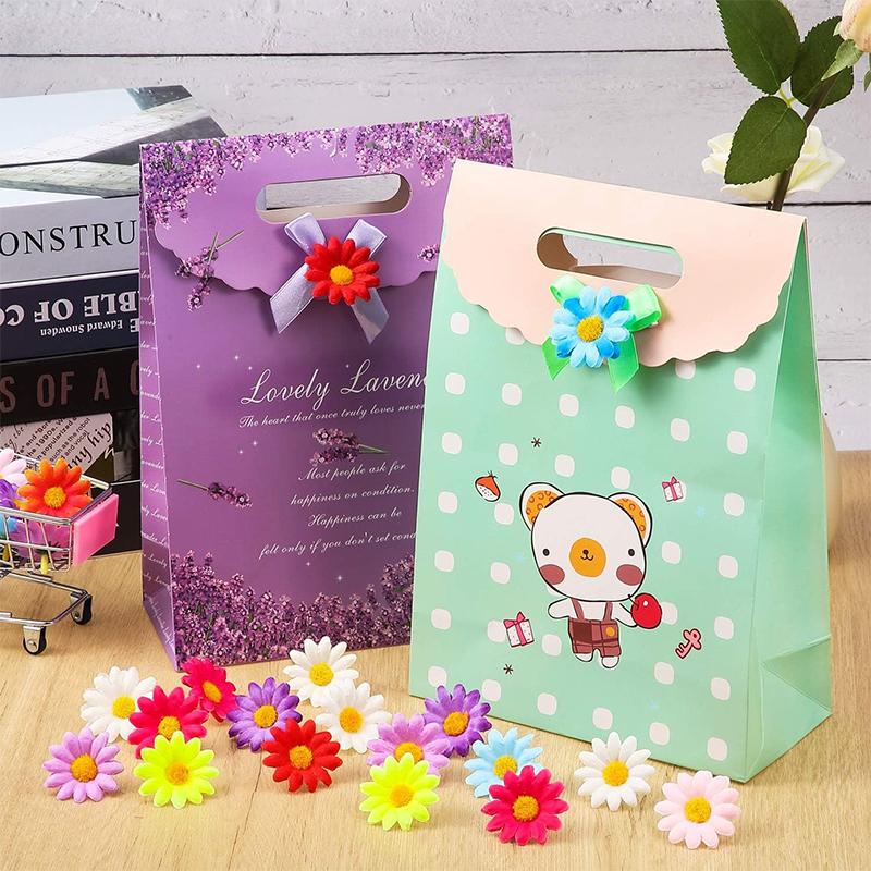 10/50/100PCS Mini Daisy Decorative Artificial Silk Flowers Party Wedding Decoration Home Decor Accessories  Without Stem