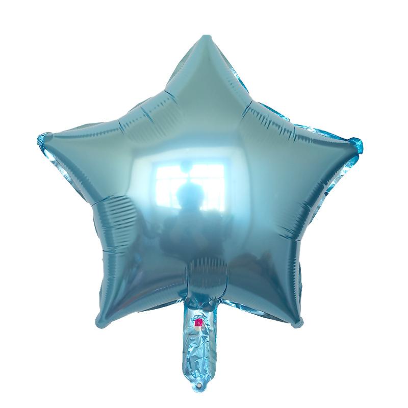 10pcs 18inch Gold Silver Foil Helium Star Balloon Wedding Decoration Baby Shower Kids Birthday Party Pure Air Globos Supplies