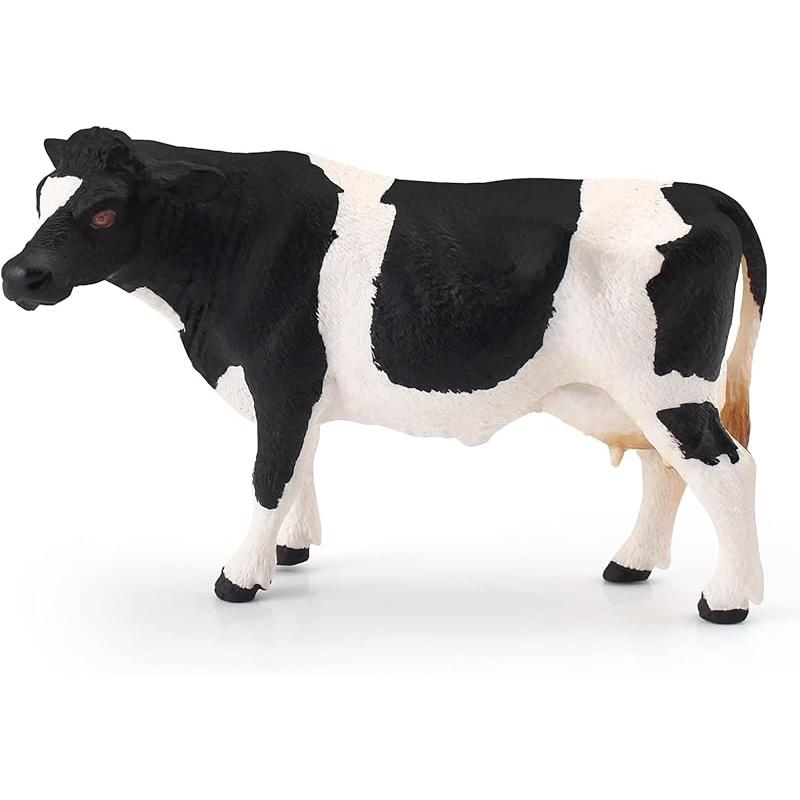 LC JoyCre Cow Figure Toys 4PCS Realistic Big Cows Figurines Toys for Toddlers Simmental Cows Holstein Cow Figures for Kids Birthday 3 4 5 6 Year Old