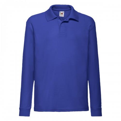 

Fruit of the Loom Childrens/Kids Long-Sleeved Polo Shirt 9-11 Years