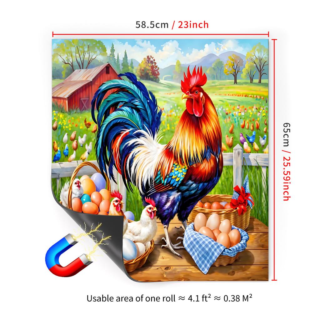 65X58.5Cm Household Dishwasher Magnetic Sticker Kitchen Home Refrigerator Magnetic Sticker