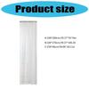 Sheer White Polyester Window Curtains for Light Privacy Protective Home Decoration