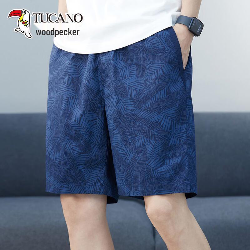 TUCANO Men s Summer Loose Cotton Mid-Length Shorts 6XL